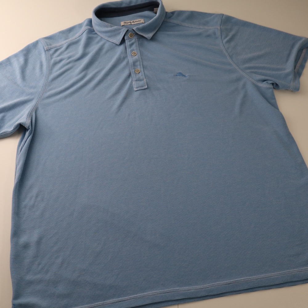 Tommy Bahama Mens Short Sleeve Polo Shirt Size XL - Picture 2 of 11